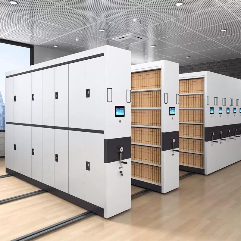重庆柜密集架厂家移动密文架档案室电动密集集柜件柜储物源头NRO