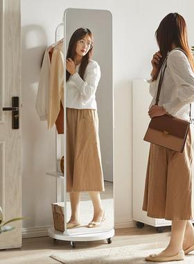 旋转穿衣镜试JVL衣镜家用地装镜全身镜子舞蹈镜服店落镜子