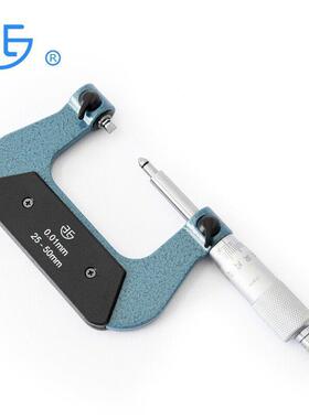 青量螺纹FNO千分尺-25-5分0-75-100mm青海中径千尺纹0中径尺0.01m