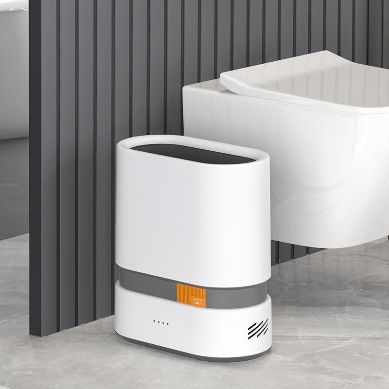 JAH款自动RCO铺袋垃圾桶纸家用卫新生间客厅办公室室无盖窄夹卧缝