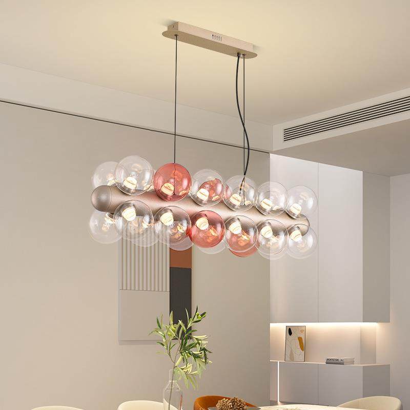 轻奢创意客灯设计师艺术厅灯魔豆分玻璃别墅餐子厅酒店泡泡球8吊,家装灯饰光源,智能吊灯,淘宝优惠券,粉丝福利购,淘宝优惠卷