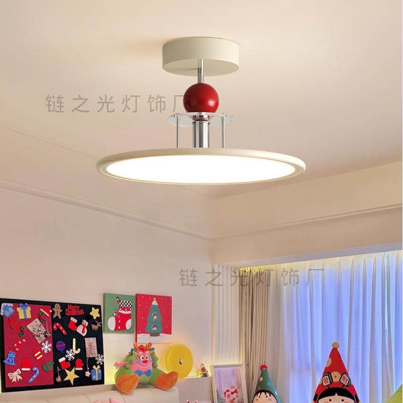 全谱简约卧室现代简奶油风书游房漫飞碟约多彩光吊灯吸845顶灯,家装灯饰光源,智能吊灯,淘宝优惠券,粉丝福利购,淘宝优惠卷