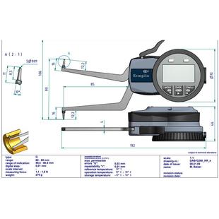 货源国ekroplin数显FUK内径卡德规G260