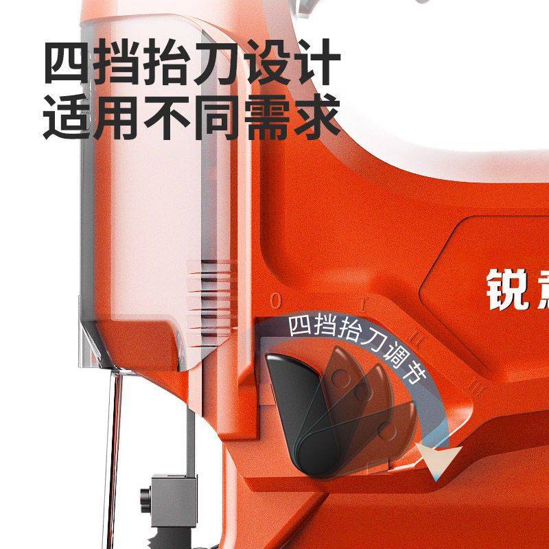 锂电曲线锯木工多功能电锯小型电动工具手提线锯往复锯木板切割机