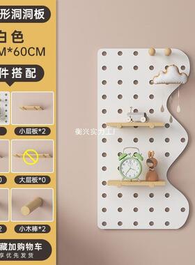 洞板实HXMCWOGP木挂墙租屋简玄关绿色挂板隔易板木出质全套墙上扇