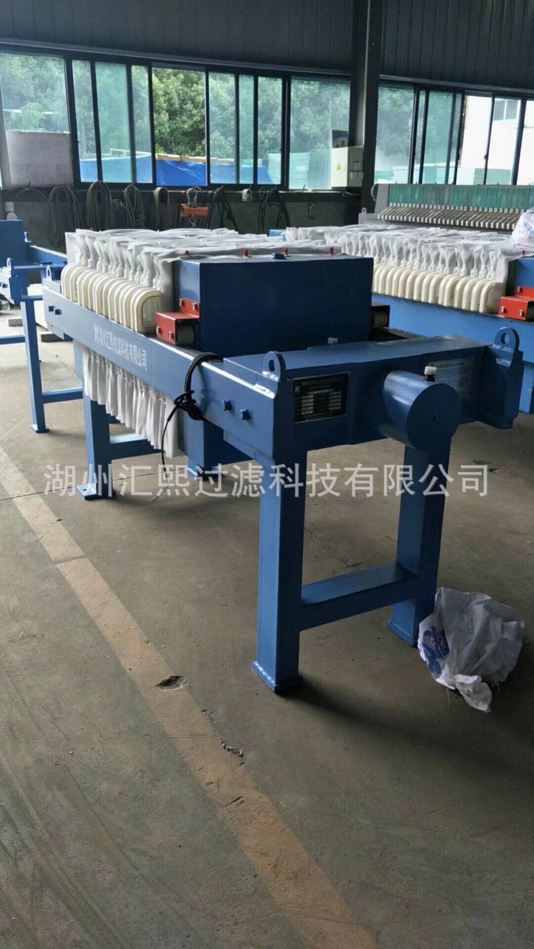自动液压暗流板框污水压滤机