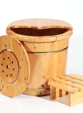 藏奥堂香木脚泡脚木桶足RTN浴盆柏泡脚桶实木泡桶木泡脚家用桶