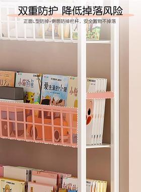 极置物窄架铁艺VLS超薄层书架落地门后儿童夹缝墙上壁柜挂收纳多