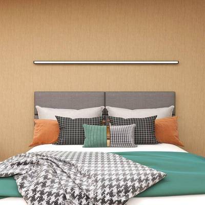 主灯明10539客厅照线形极简室房间灯饰长条LED吸顶灯卧无明装线条