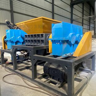 厂生产轴撕家机碎机废金属粉碎机废家具废XUN轮胎碎欢双迎咨询