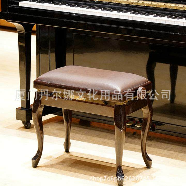 厂家用钢凳琴实木弯腿单人KWG琴凳子琴电钢琴家用立式通升降可调