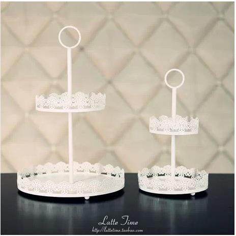 欧式铁艺蛋糕架子婚庆道具下午茶层点心三盘甜品多ZSS台层蛋糕盘