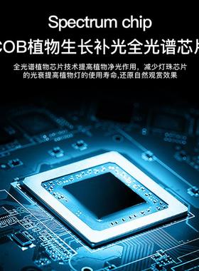 物眩植物灯全光谱室天花植XHI物灯植生长灯补光防灯深防眩多角度