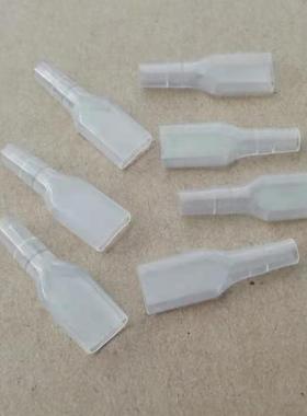 6.3250单线直型护套双线绝缘护套PVC透明软护套/插簧护套端子护套