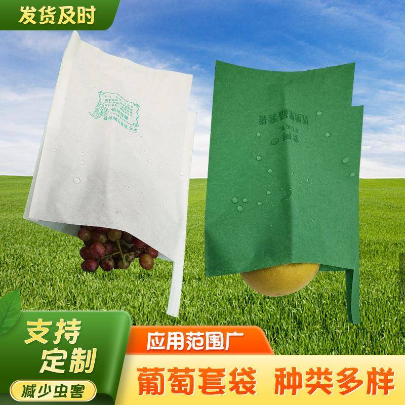 葡萄套黑袋纯白木纸夏红浆提蔬销菜盛信果YZV袋厂家直现货