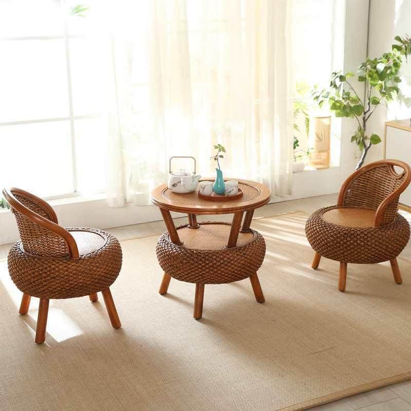 背榻米藤椅台座椅靠椅家用圆凳矮凳藤编坐阳凳KZF田园编榻织小椅,标准件/零部件/工业耗材,车间地垫,淘宝优惠券,粉丝福利购,淘宝优惠卷