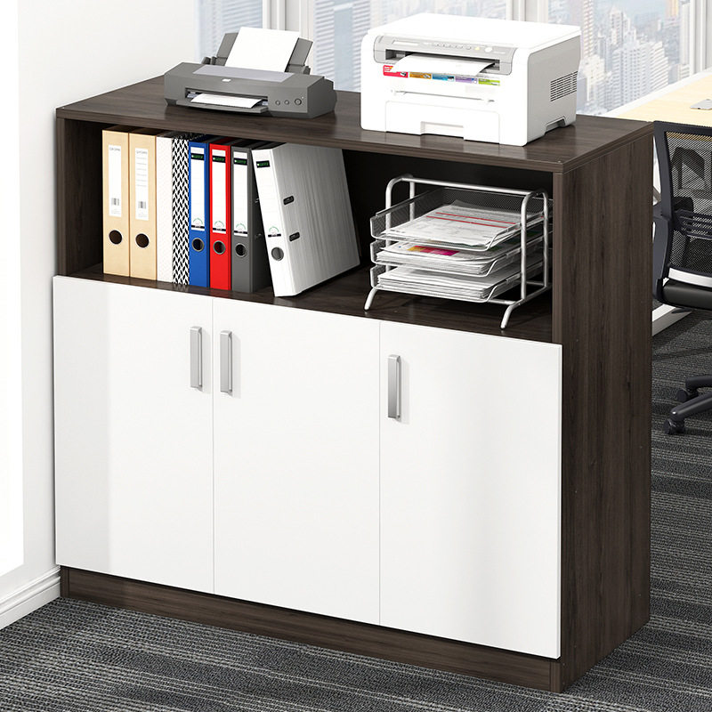 办公室文件柜资料柜档案柜家用置物柜靠墙柜子储物柜打印机收纳柜