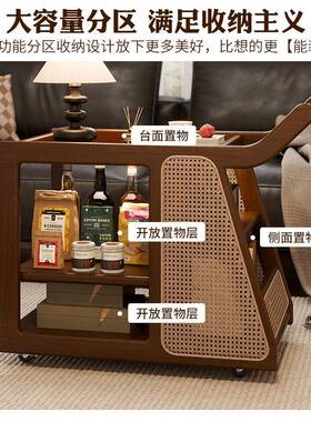 DB28DB2明家具木沙发边几小推纳车沙发边柜侧峥边置物厂收客厅巴