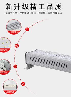 ed性工矿灯200lw防线水形工条矿灯贴片模组灯工业照明厂ZLO房高棚