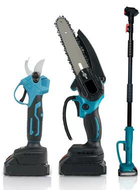 高枝高高枝锯伸缩剪电动无刷修枝剪锯加剪长高枝空粗枝园林ZUU果