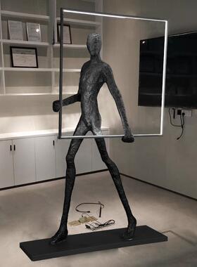 美式创意ldd006酒人体雕像落地灯中山工厂灯灯饰现代具简约店堂大