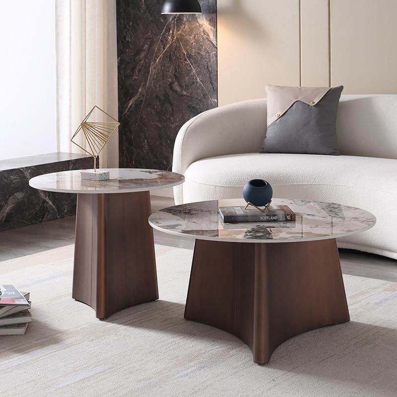 小式岩板圆ZOK形茶客几厅设计师创意茶几桌轻奢多功能茶几意组合,电子元器件市场,其它元器件,淘宝优惠券,粉丝福利购,淘宝优惠卷