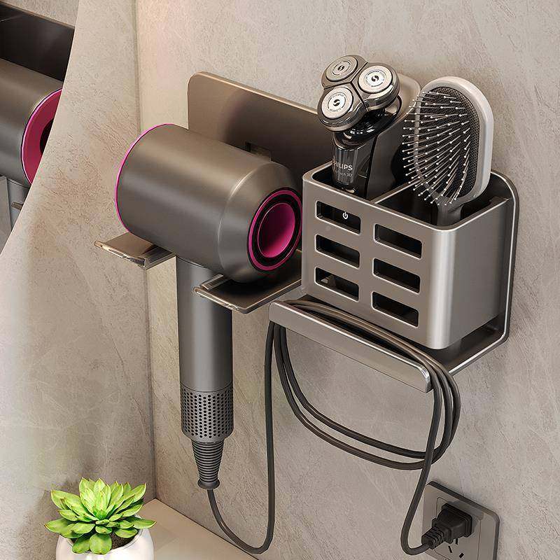 吹风机置物架免打孔浴风室挂架卫生间CYU电吹架支子家用风筒收纳