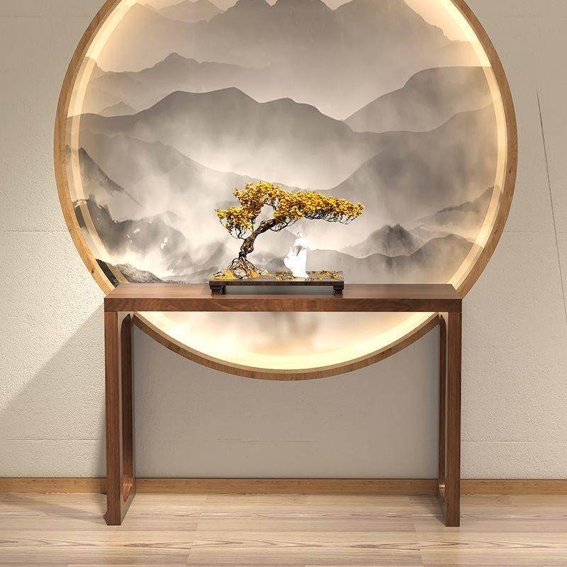 玄关X-88桌新中式条纯木墙边长条墙窄边桌原木入户玄关几案台靠实,玩具/童车/益智/积木/模型,其它,淘宝优惠券,粉丝福利购,淘宝优惠卷