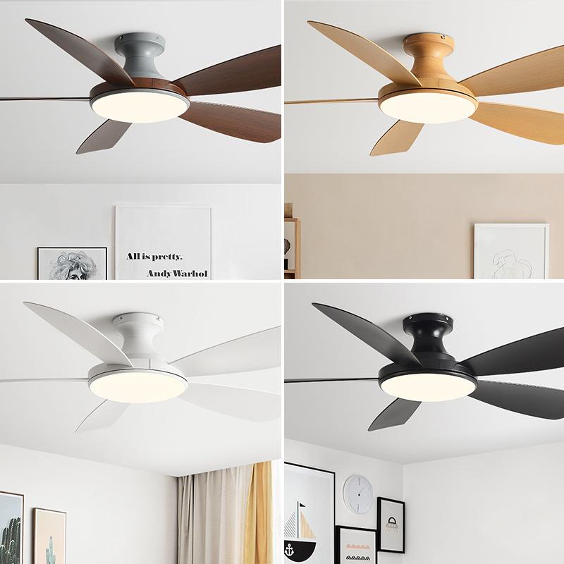 风扇灯2205新款吸电HJ-3511-扇灯家用客厅大气餐顶厅灯扇一体卧室