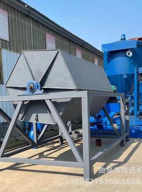 大型石头处理倒角抛光磨机回转打空心外六抛角滚筒光PZI机厂圆家