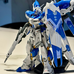 GL模型 RG海牛 1/144修复版 Hi-v阿姆罗 牛高达拼装模型送水贴