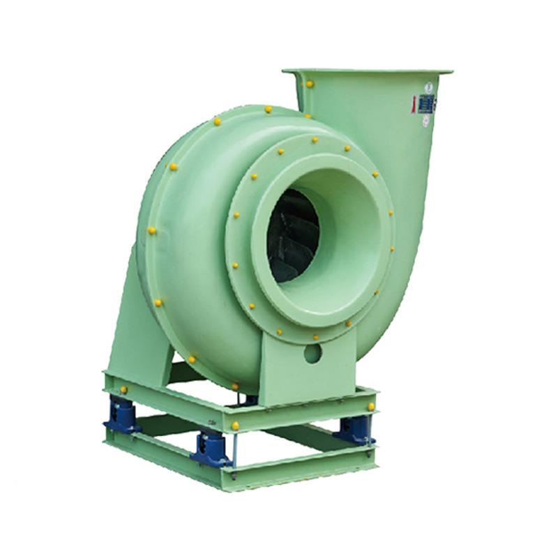 九洲普惠璃钢离心风GF4-72除A式电机直玻连WPMFRP材料机低噪臭防
