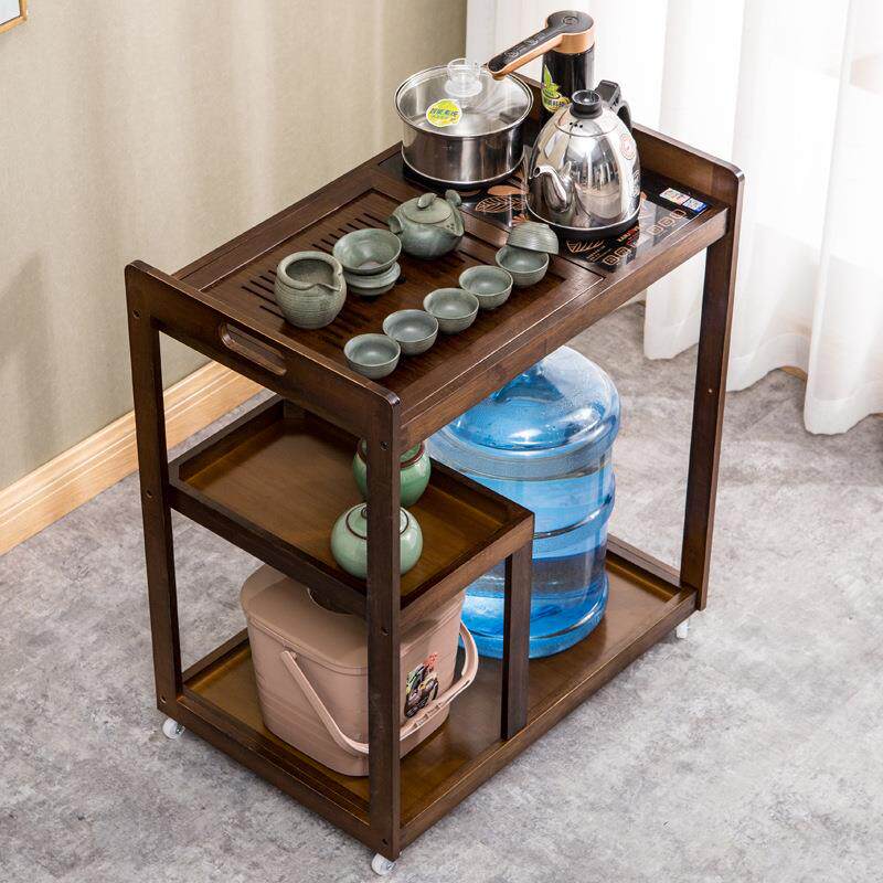 移茶车特价茶动茶桌家用小茶台茶车实茶盘具套装烧木水一体茶水架
