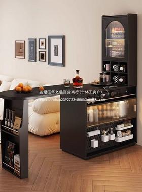 家美式古可缩吧台沙发复边客厅多功能60740隔断柜中古小伸户型吧