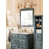 镜前灯卫生间灯浴室灯LED打孔50280免妆台化妆梳灯挂画壁美式 全铜