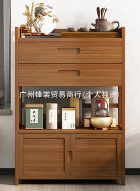 FS茶几简茶约家用小台厅客TJ002移动泡茶桌沙发边几茶带抽屉车茶