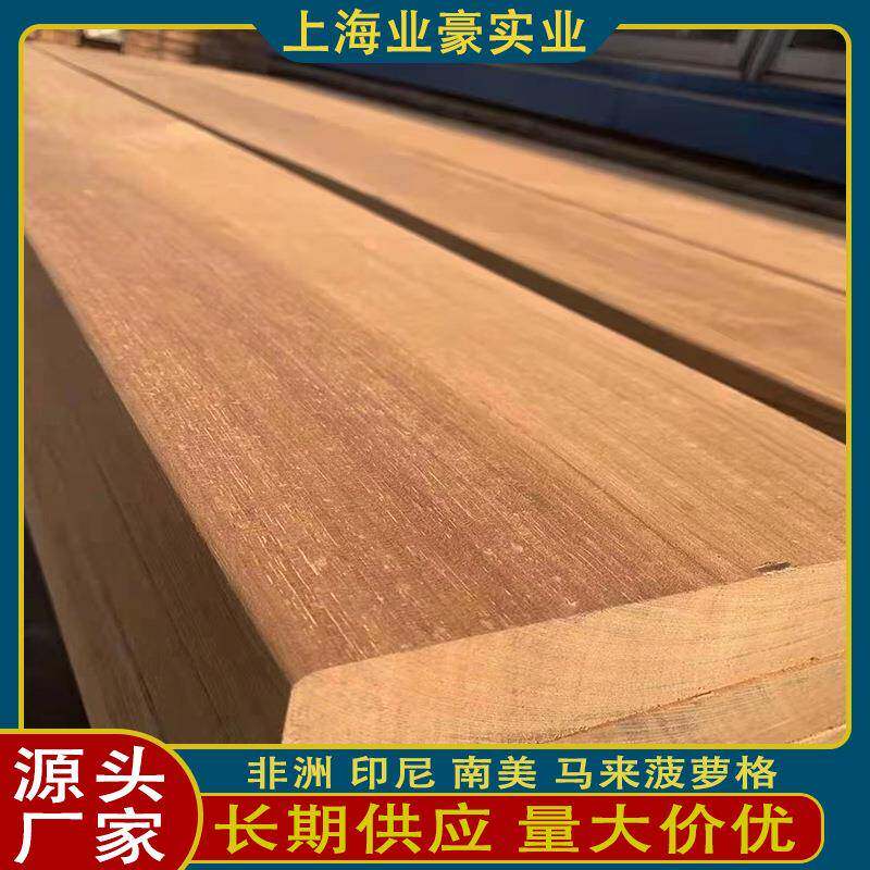 萝格防腐木菠菠萝格地板地板户外UOO菠萝格林景园观圆木柱平台