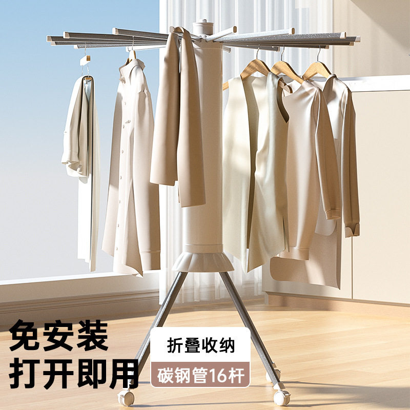 免打孔隐形伸缩阳台钢丝晾衣绳
