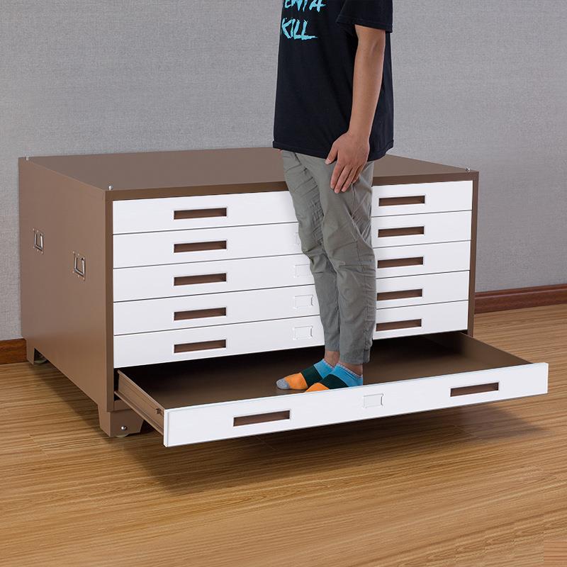 工程图纸收纳柜底图柜柜绘图资料底图钢柜01号多层抽屉式存放制菲