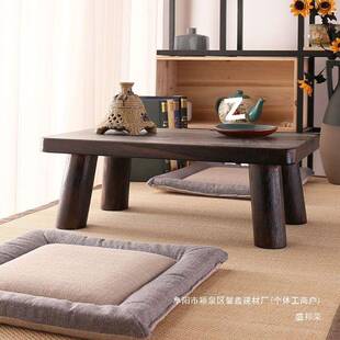 家WIL直销几实木榻榻米茶几简约炕飘桌子中式阳台小桌厂子仿古窗