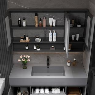 实木智能浴室镜柜带灯物卫生间除雾浴室挂墙式 洗置479手间带镜物