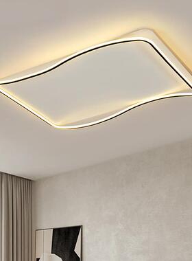 极LED灯吸顶灯大气灯长方形简客厅现代简约卧424室灯餐厅书房大厅