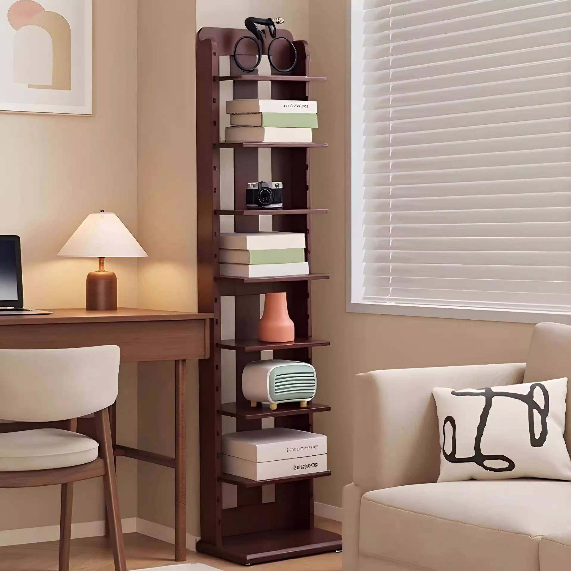 实SJ0316木架板置物角架家隔用窄柜中书古风收纳架客厅转书柜立式,农机/农具/农膜,其它农用工具,淘宝优惠券,粉丝福利购,淘宝优惠卷