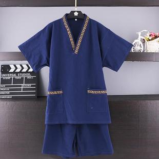 AL22F768MH9M5新款 纯棉桑拿足疗按摩浴足疗店女洗士 汗蒸服男06款