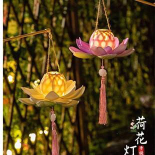 古道风传舞统2025灯笼蹈宫NTS廷荷花老式摆地摊复古中具秋