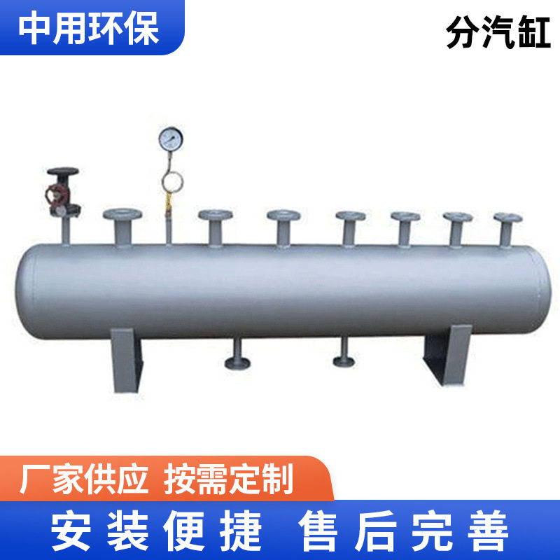 压力容器分汽缸不锈钢压力容器反应釜集分水器反应设备苏州厂家