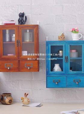 壁柜置物柜小头置物架壁墙上挂墙墙56194壁壁挂式橱古收纳柜子储