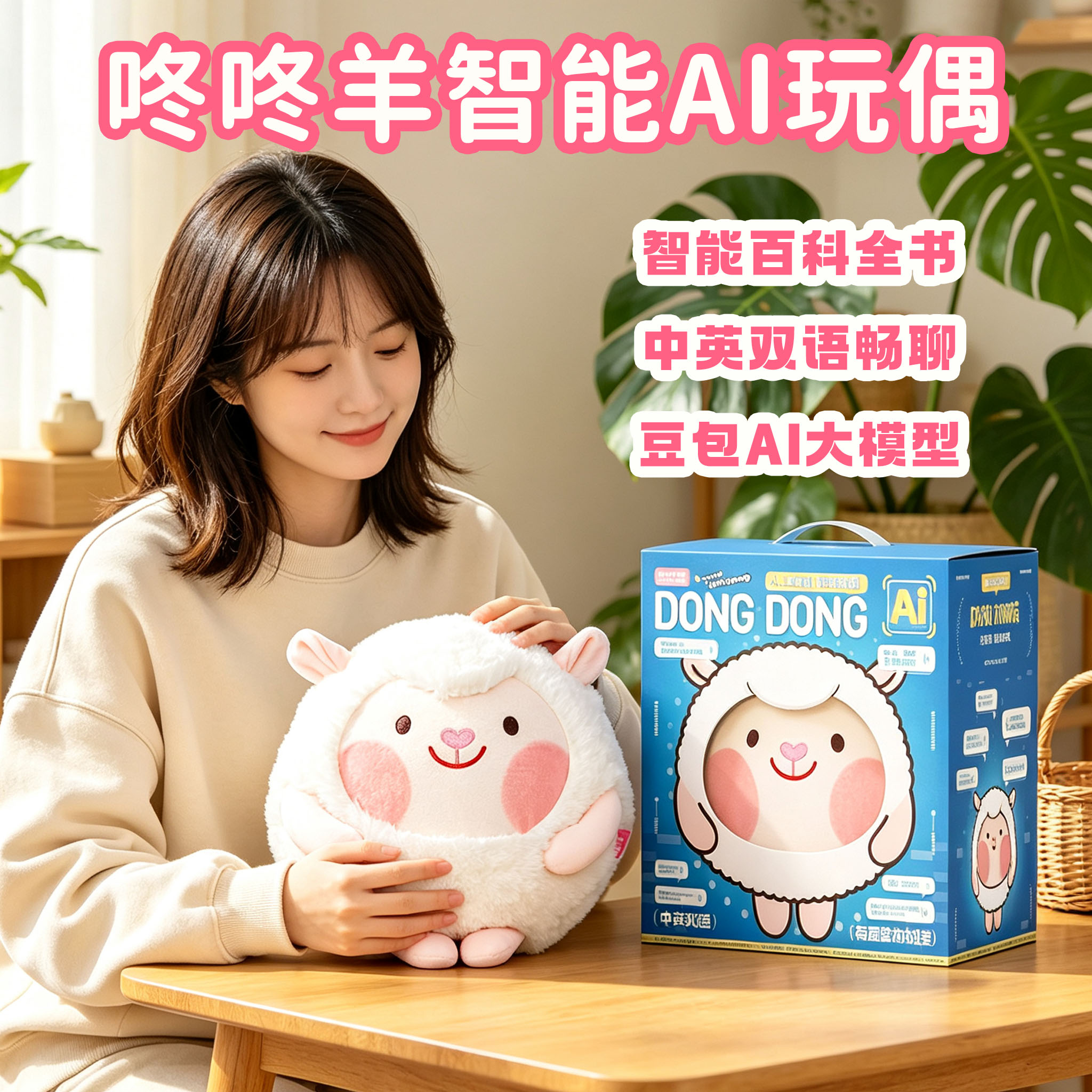 蛋仔Dongdong羊ai智能对话玩偶