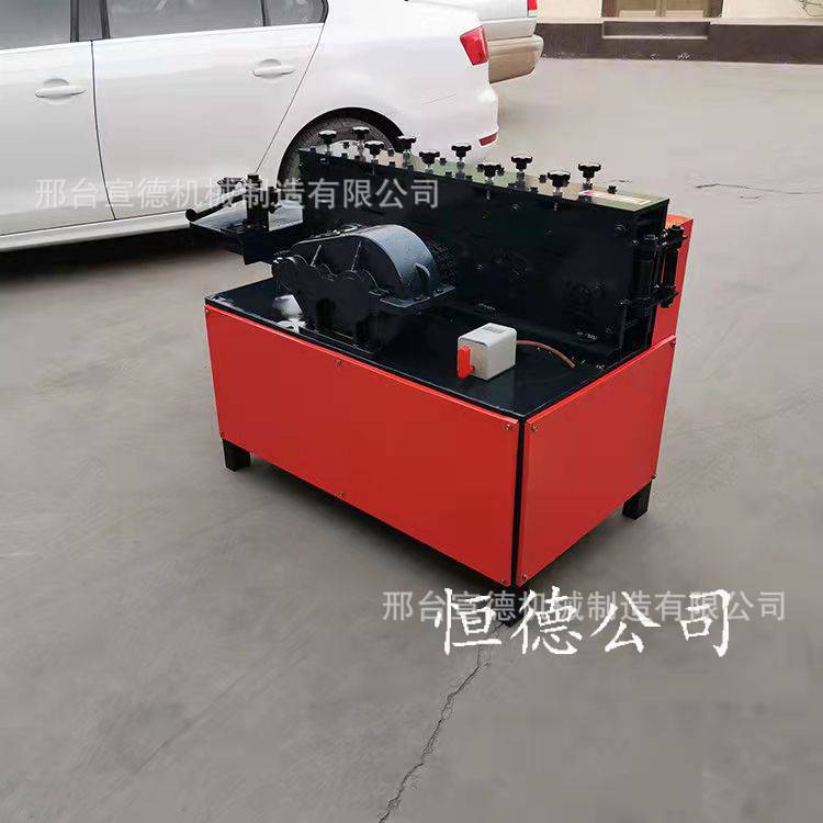 大棚钢管调直机全自动脚手架管调直除锈刷漆小型钢管折弯拉直机