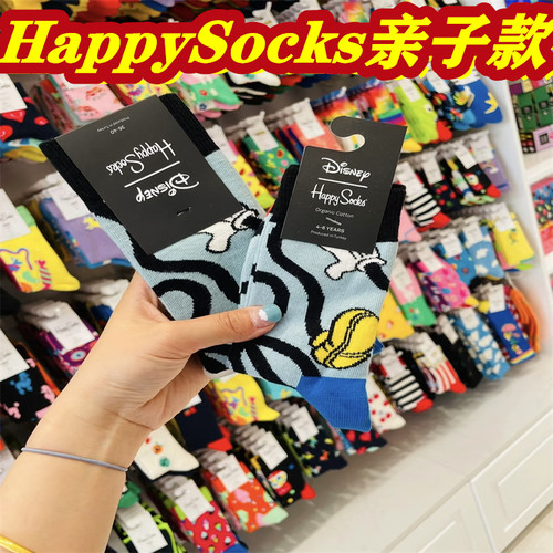 happysocks亲子款中筒袜